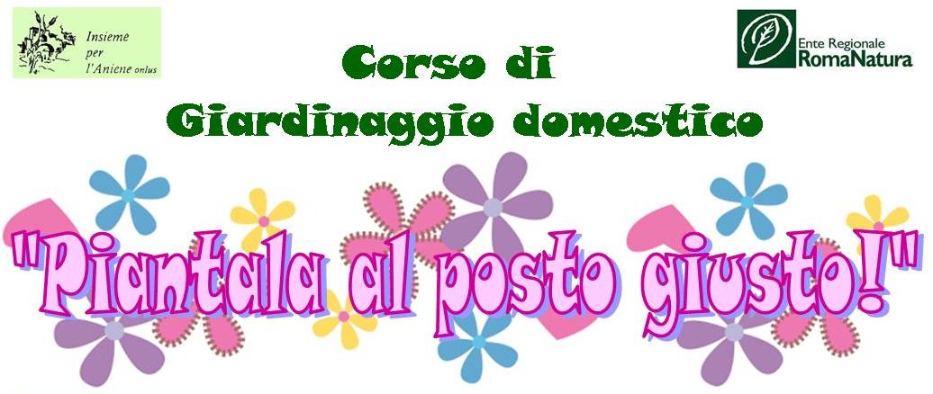 CORSO DI GIARDINAGGIO DOMESTICO